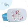 Einhorn Aquarell - Brotdose mit Namen