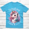 Schulkindshirt - Rainbow Einhorn