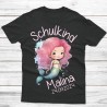 Schulkindshirt - Rainbow Meerjungfrau