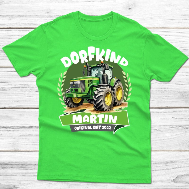 Dorfkindshirt personalisiert