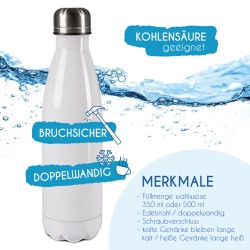 Thermosflasche mit Namen - Bagger