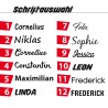 Turnbeutel mit Namen - Fuchs braun