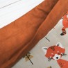 Turnbeutel mit Namen - Fuchs braun