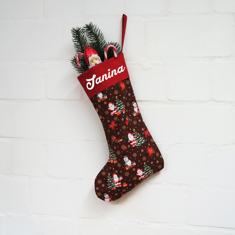 Nikolausstiefel -  Weihnachtsmänner & Schneemänner