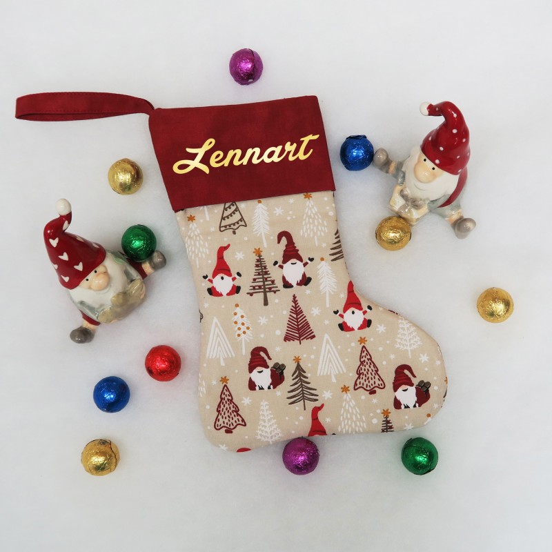 Mini - Nikolausstiefel - Weihnachtswichtel
