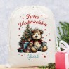 Nikolaussack Geschenkesack - Bär Tannenbaum