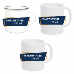 Tasse - Black and Gold Initalie