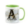 Tasse - Black and Gold Initalie