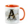 Tasse - Black and Gold Initalie