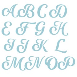 Tasse - Initalie Flower Blue and Orange