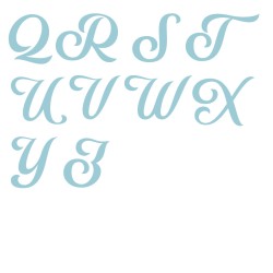 Tasse - Initalie Flower Blue and Orange