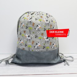 Mini Turnbeutel - Zebraliebe