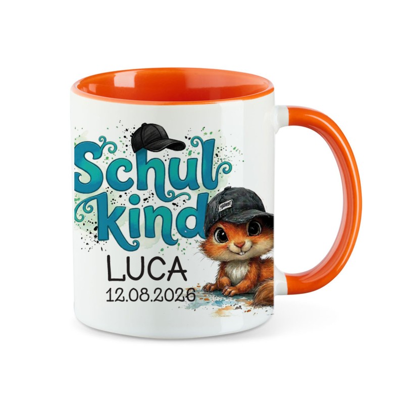 Tasse - Schulkind Eichhörnchen