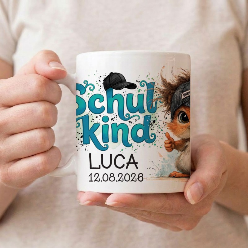 Tasse - Schulkind Eichhörnchen