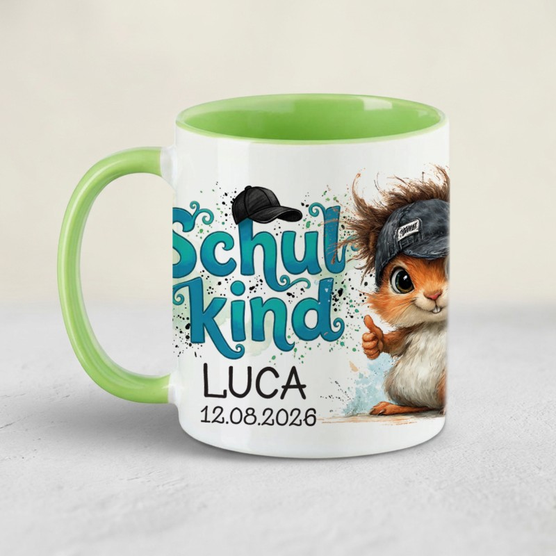 Tasse - Schulkind Eichhörnchen