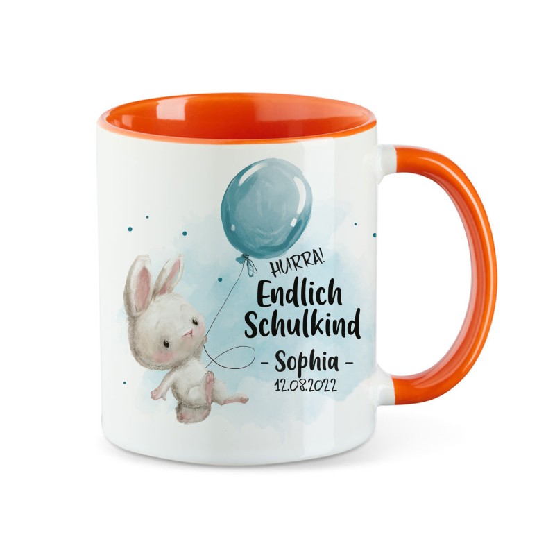 Tasse - Schulkind Hase Ballon
