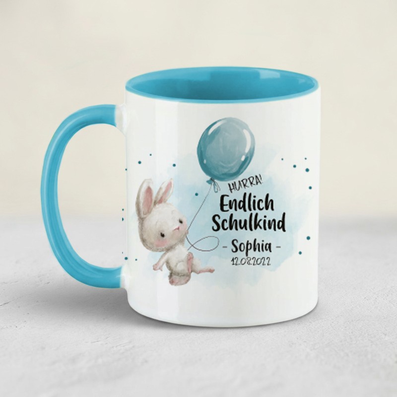 Tasse - Schulkind Hase Ballon