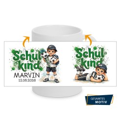 Tasse - Schulkind Fußballspieler