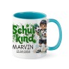 Tasse - Schulkind Fußballspieler