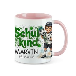 Tasse - Schulkind Fußballspieler
