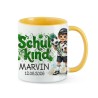 Tasse - Schulkind Fußballspieler