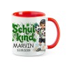 Tasse - Schulkind Fußballspieler
