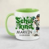 Tasse - Schulkind Fußballspieler