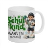 Tasse - Schulkind Fußballspieler