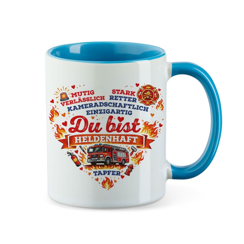 Tasse - Feuerwehr Herz