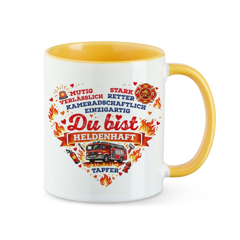 Tasse - Feuerwehr Herz