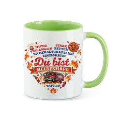 Tasse - Feuerwehr Herz