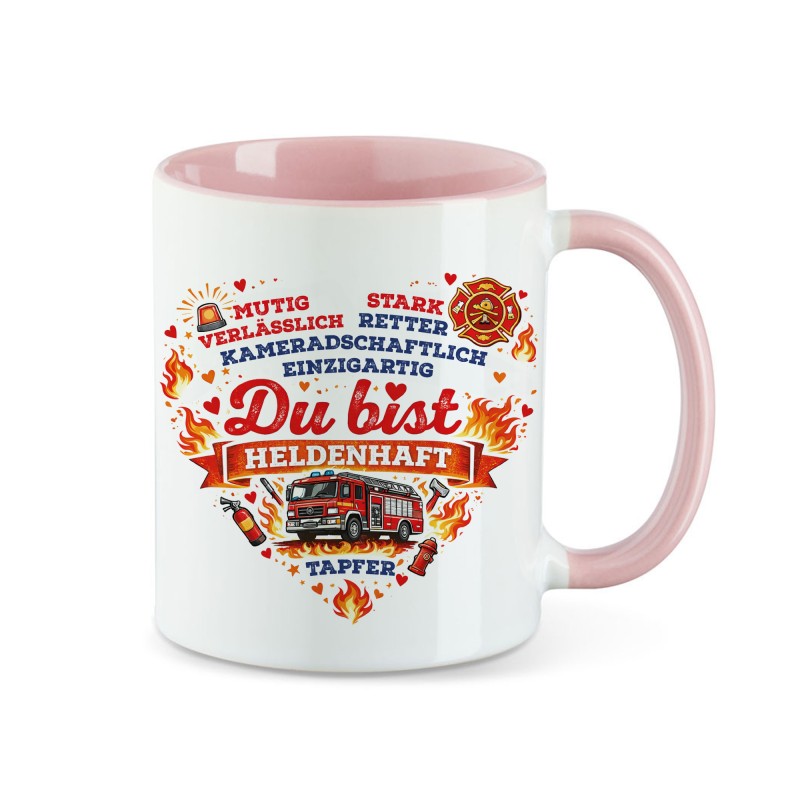 Tasse - Feuerwehr Herz