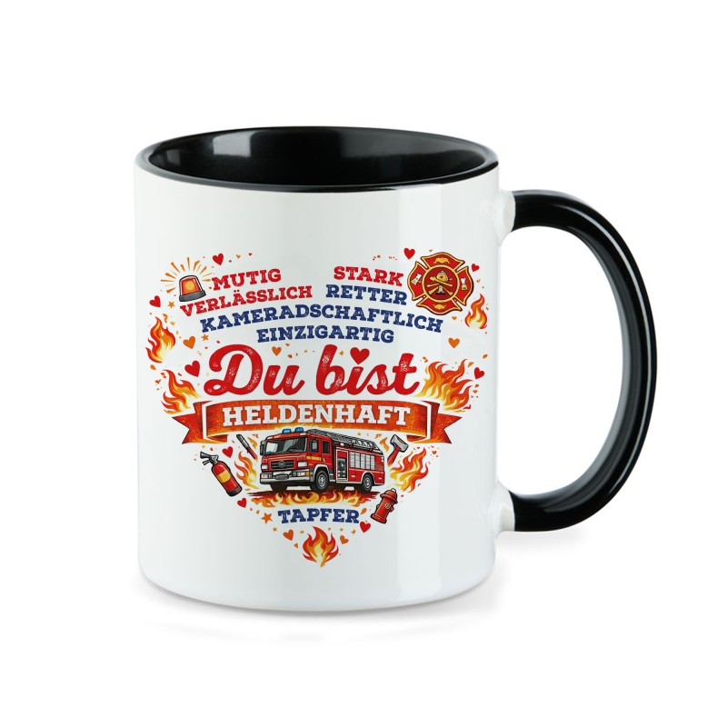 Tasse - Feuerwehr Herz