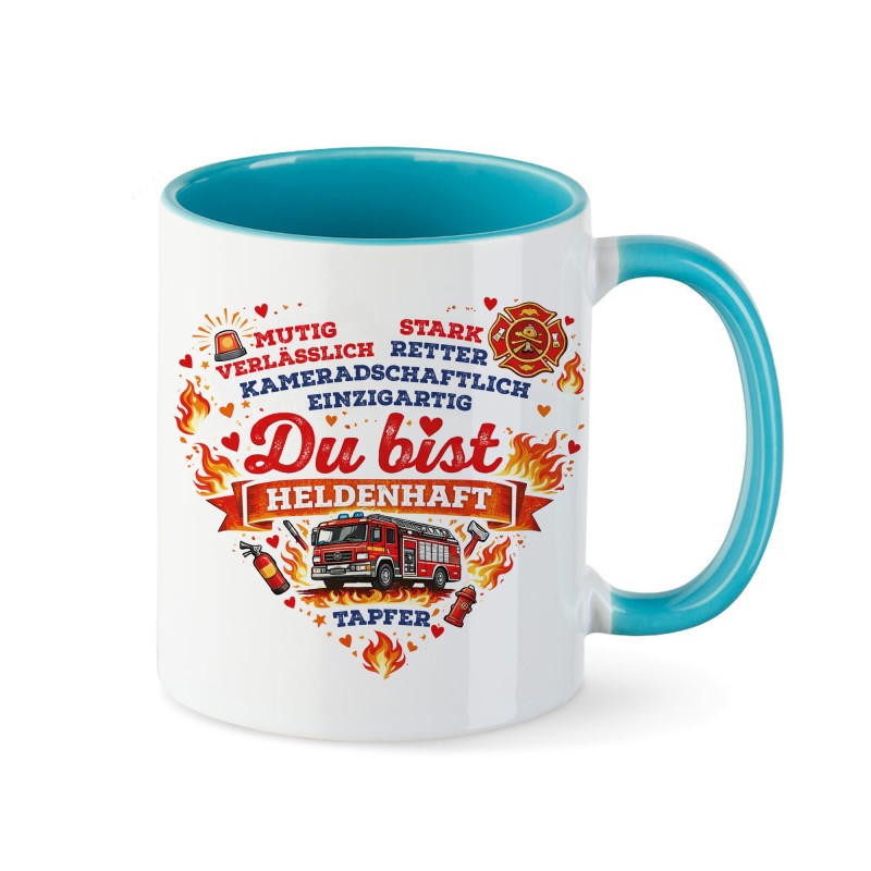 Tasse - Feuerwehr Herz