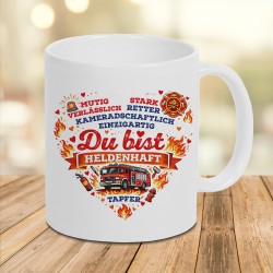 Tasse - Feuerwehr Herz