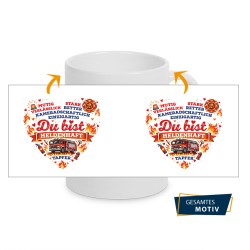 Tasse - Feuerwehr Herz