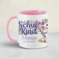 Tasse - Einhorn Schultasche