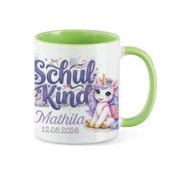 Tasse - Einhorn Schultasche