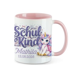 Tasse - Einhorn Schultasche