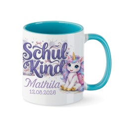 Tasse - Einhorn Schultasche