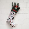 Nikolausstiefel -  tierische Weihnachtszeit dunkelgrün
