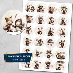 Adventskalenderzahlen /...