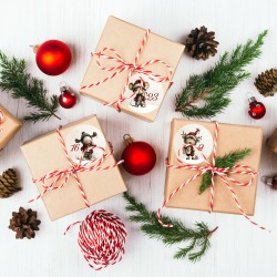 Adventskalenderzahlen / Cute Winter Animals