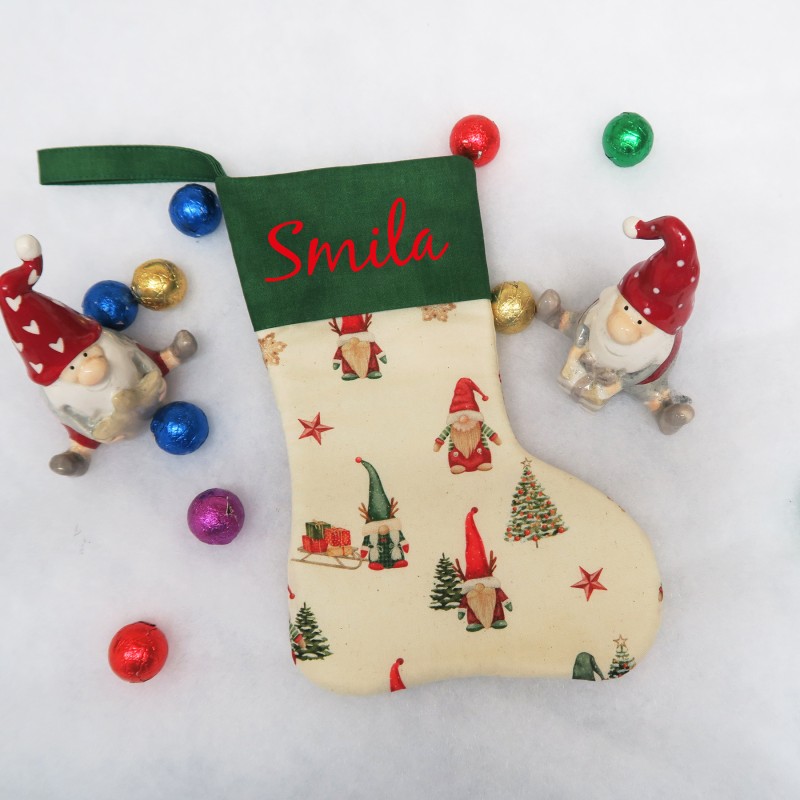 Mini - Nikolausstiefel -  Winterwelt der Gnome