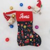 Mini - Nikolausstiefel - Christmas Ditsy