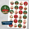 Adventskalenderzahlen Nähen
