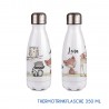 Thermosflasche mit Namen - Woodland