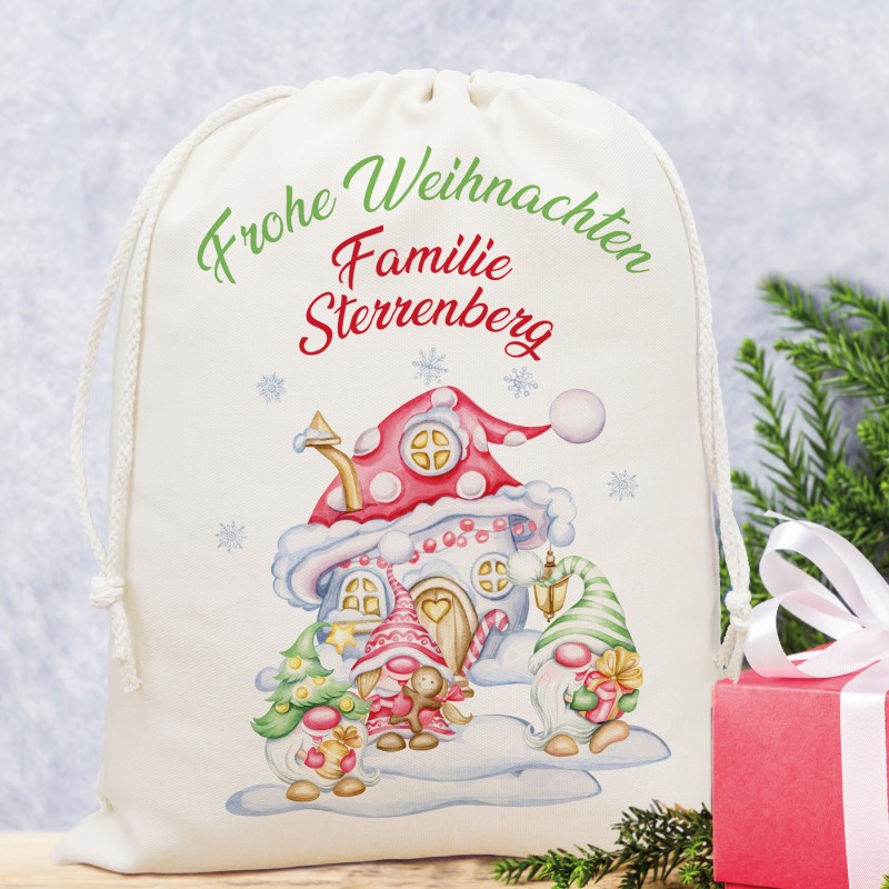 Nikolaussack Geschenkesack - Gnom Family